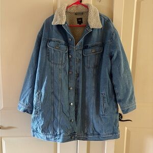 NEW Lee Sherpa Rider Jacket Oversized